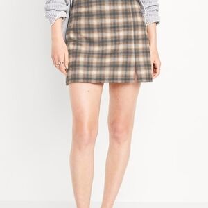 Plaid Mini Skirt